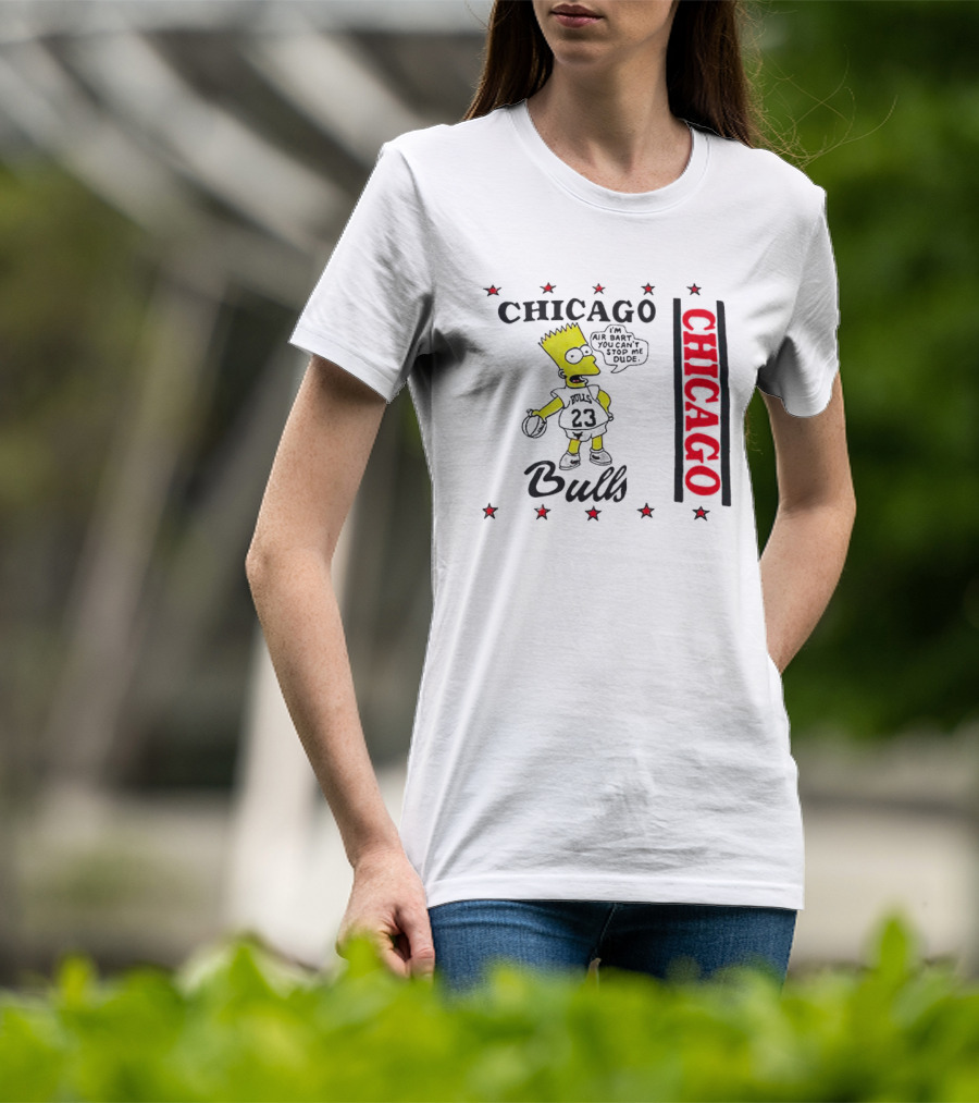 Chicago Bulls Bart Simpson Basketball T-Shirt