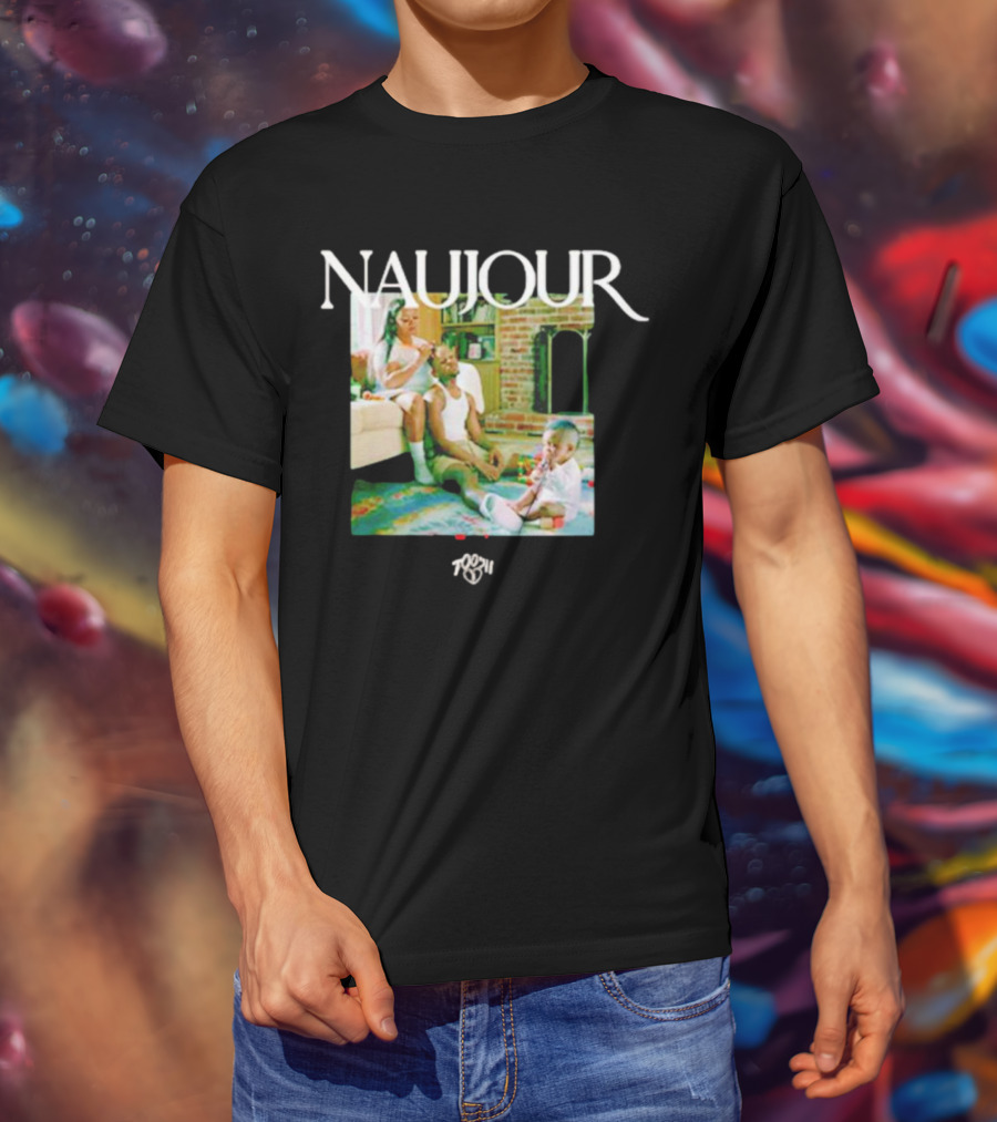 Naujour Dreams Are Born Belief Is Built Family Sitting Together T-Shirt