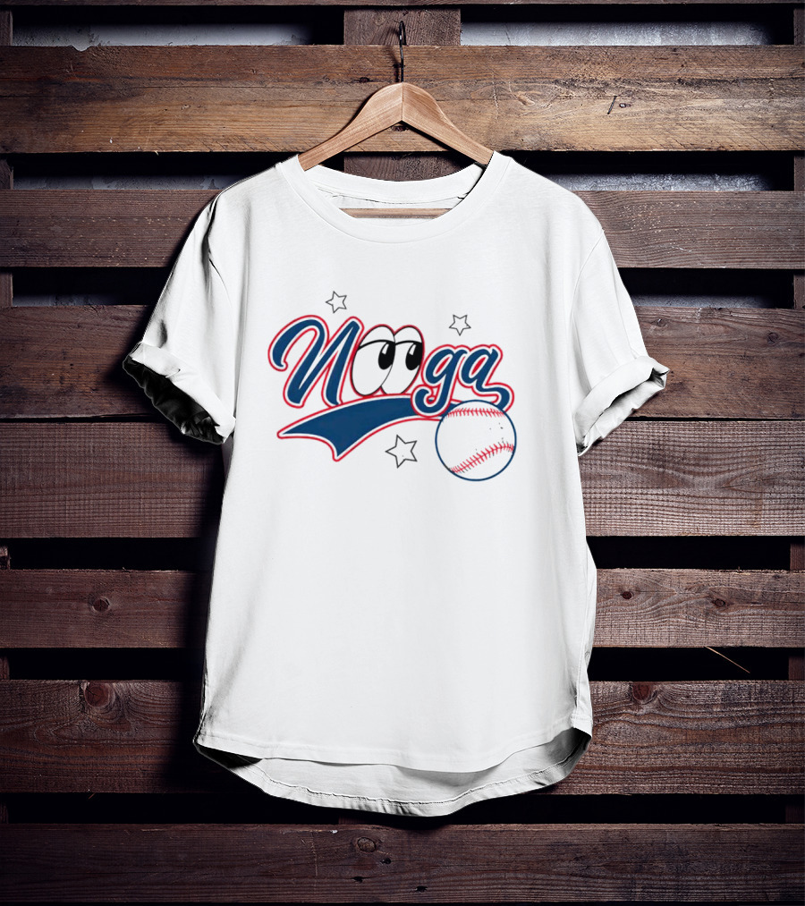 Nooga Baseball Eyes Stars T-Shirt