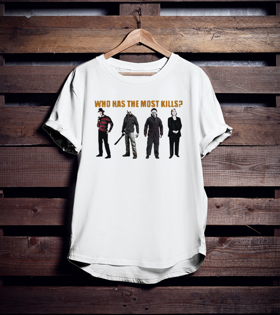 Who Has The Most Kills Halloween Horror Icons T-Shirt
