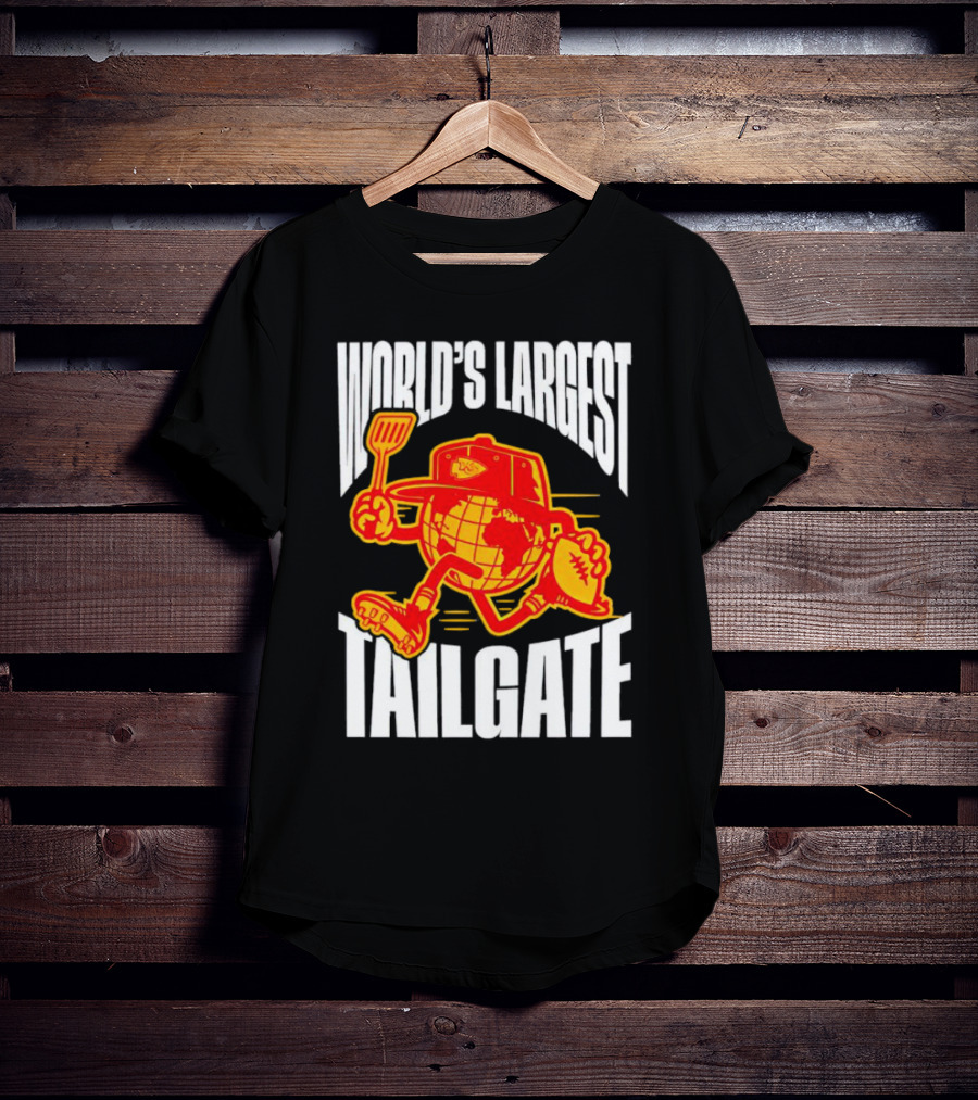 Kansas City Chiefs World's Largest Tailgate Football Grilling T-Shirt