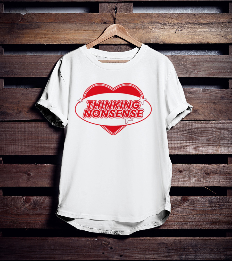 Sabrina Carpenter Thinking Nonsense Heart Star T-Shirt