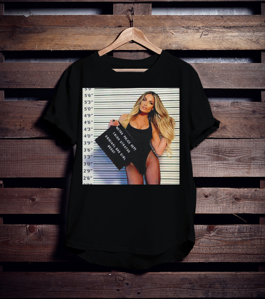 Trish Stratus Metro Police Dept Original Bad Girl GOAT T-Shirt