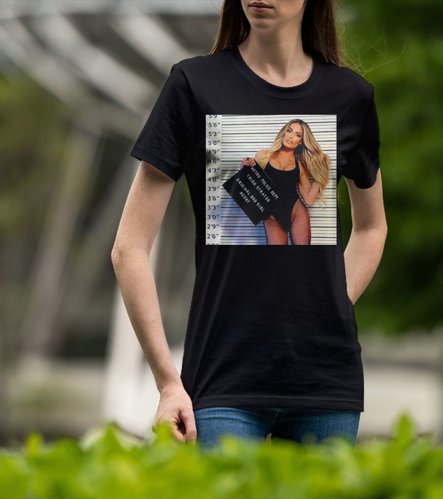 Trish Stratus Metro Police Dept Original Bad Girl GOAT T-Shirt