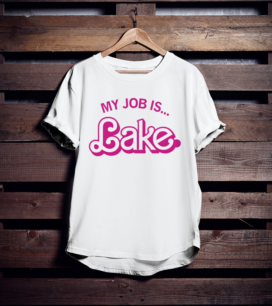 My Job Is Bake Barbie Style Retro T-Shirt