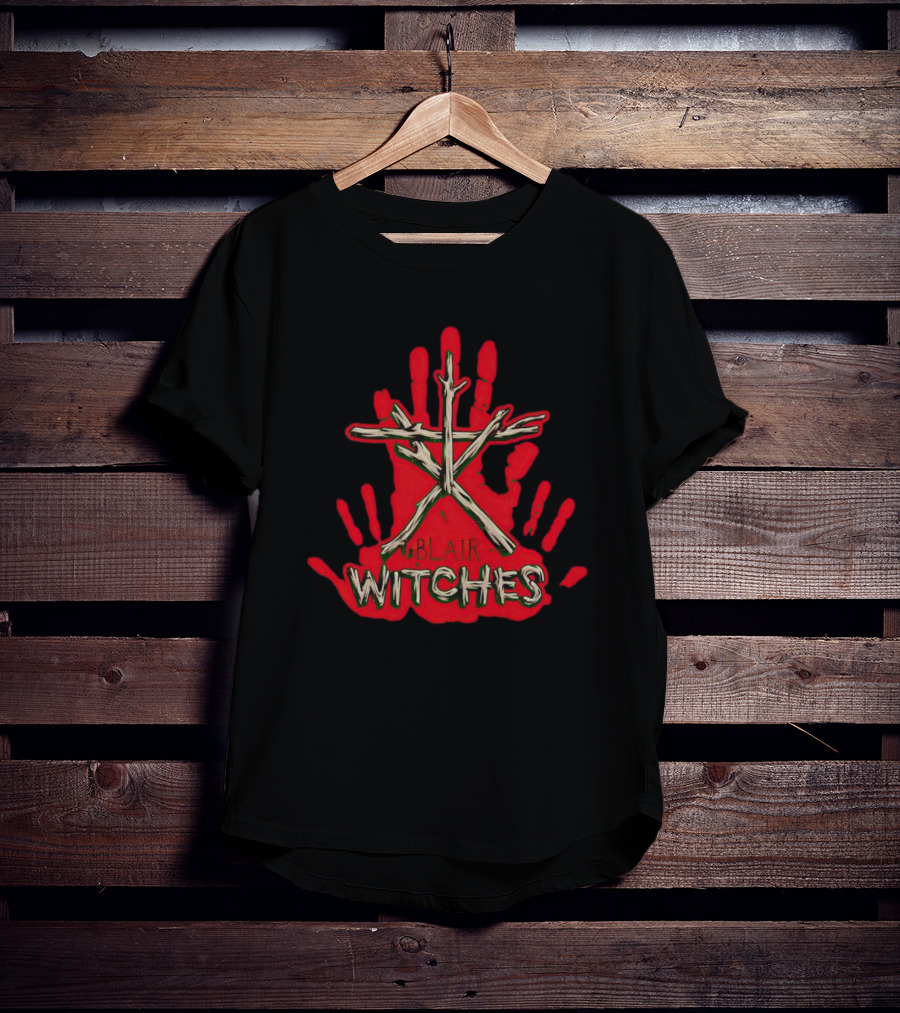 Blair Witches Stick Figure Red Handprints T-Shirt