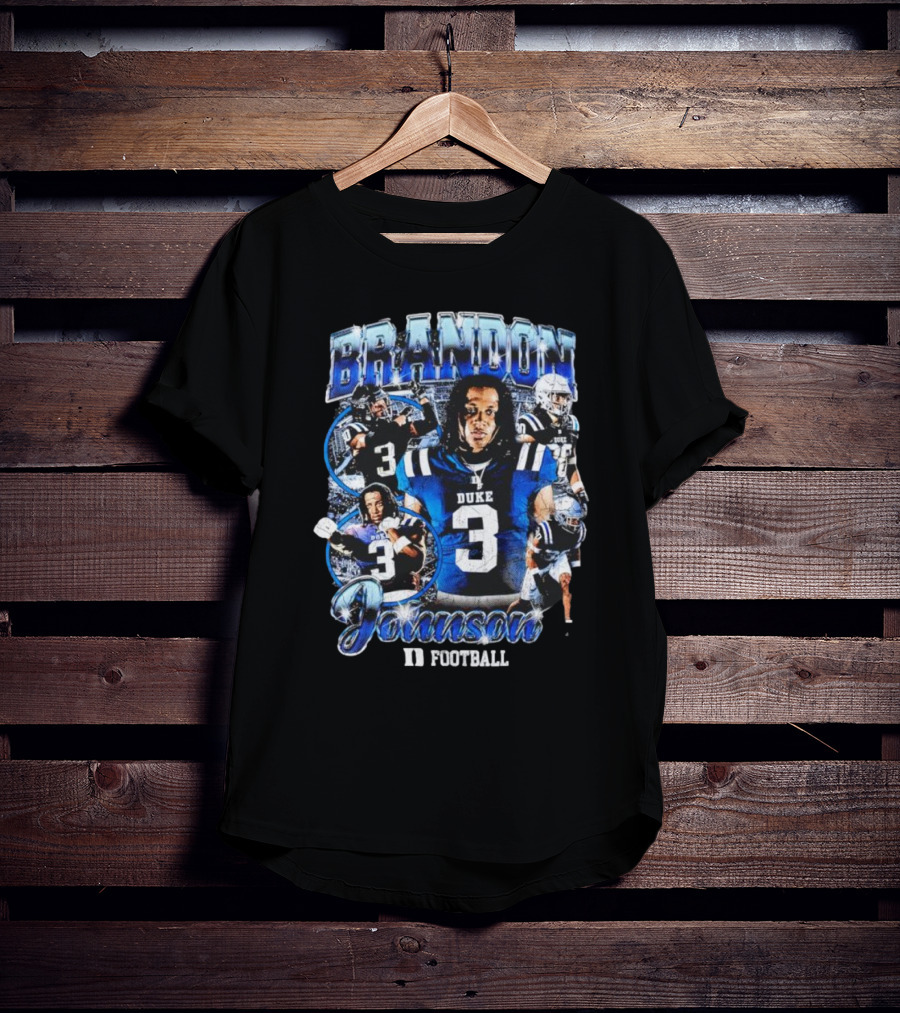 Brandon Johnson Duke Football 3 T-Shirt