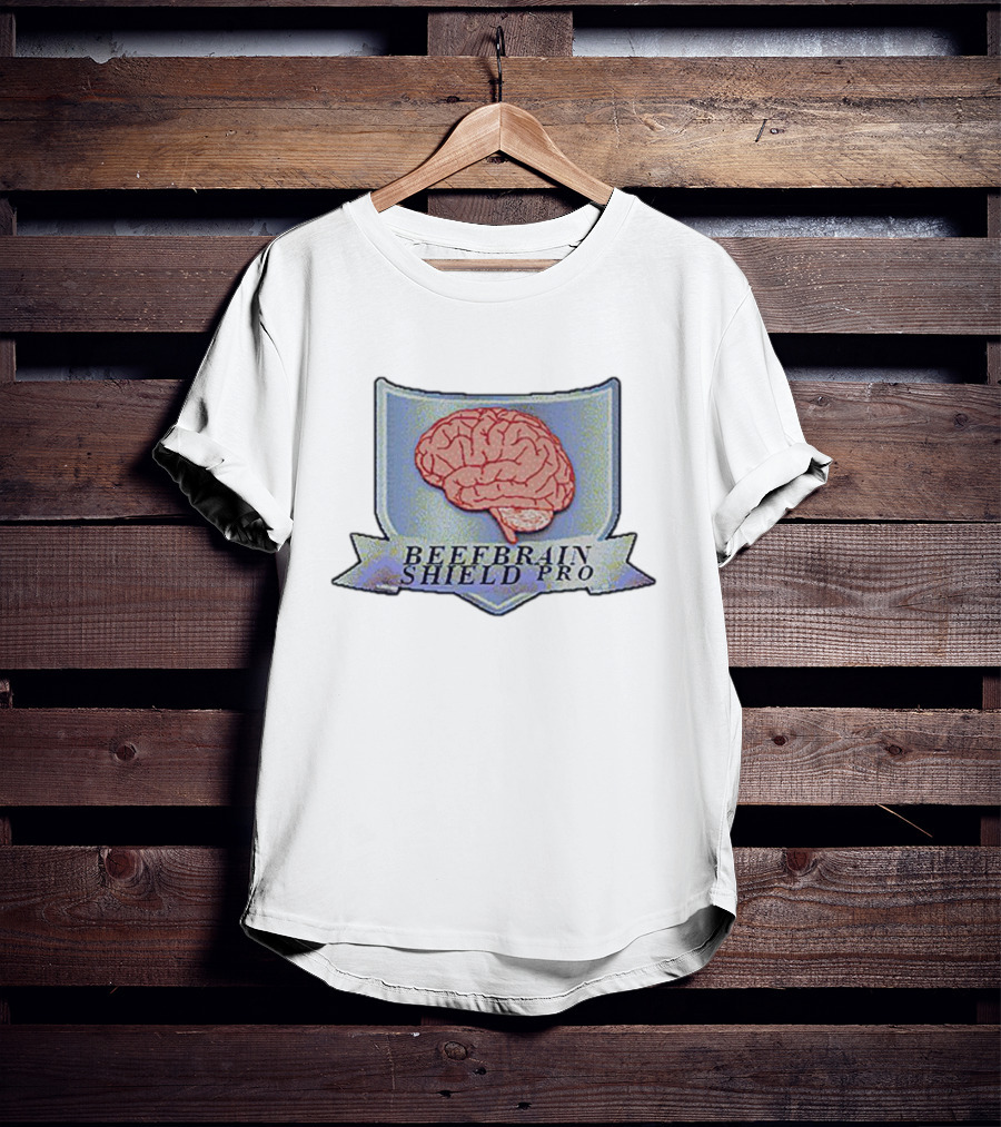 Hypnospace Outlaw Beefbrain Shield Pro Badge Crest T-Shirt