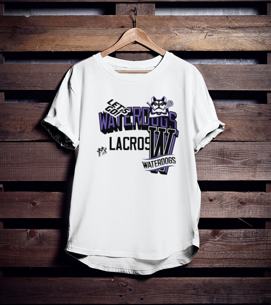 Premier Lacrosse League Waterdogs Let's Go Waterdogs LAX W T-Shirt