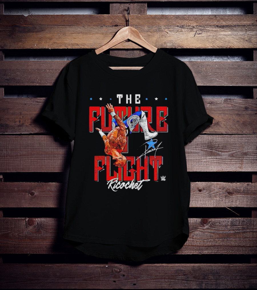 The Future Of Flight Ricochet WWE Signature Flip T-Shirt