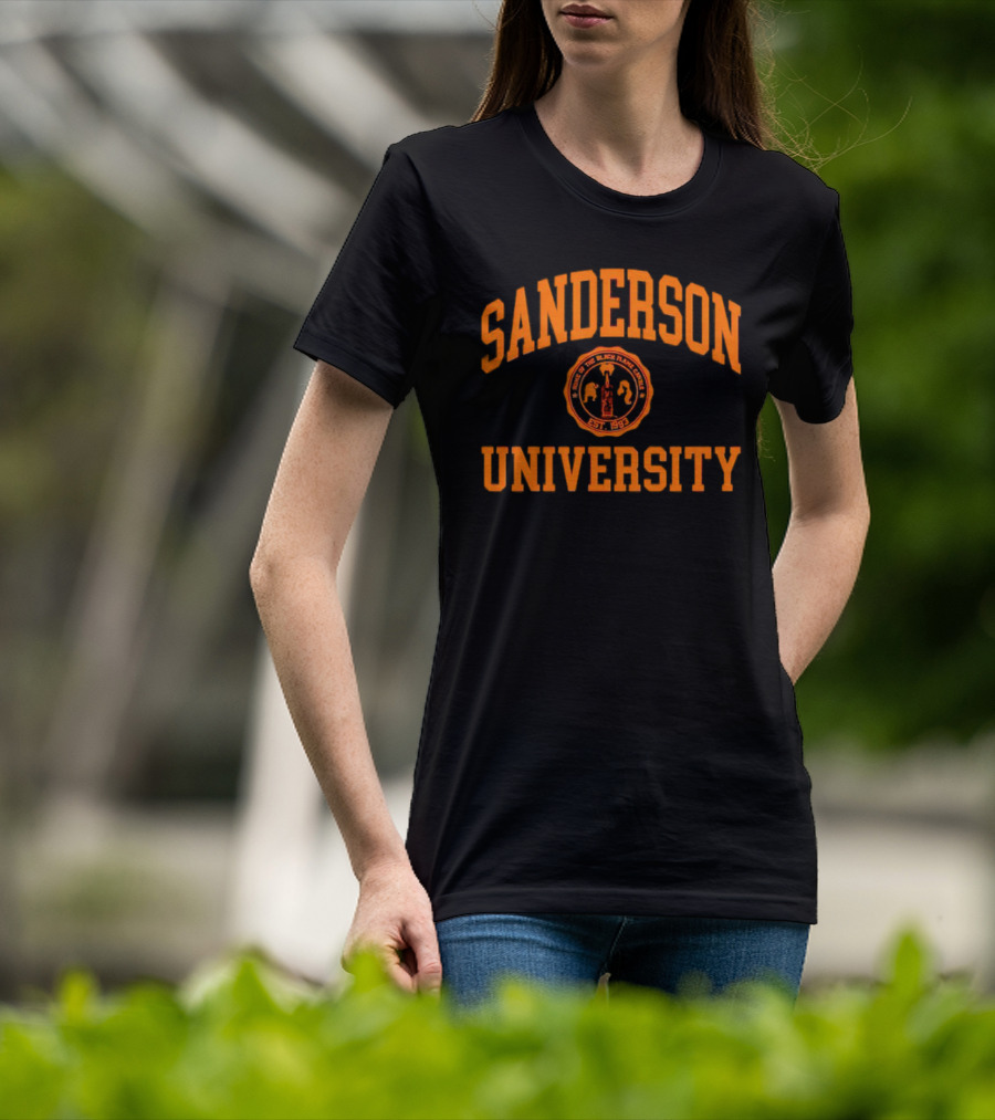 Sanderson University School Of The Black Flame Candle Est. 1693 T-Shirt