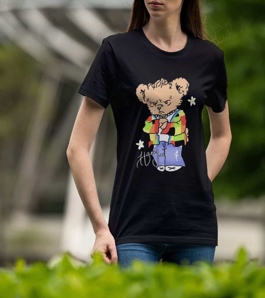 Teddy Bear Harry With Colorful Jacket And Signature T-Shirt