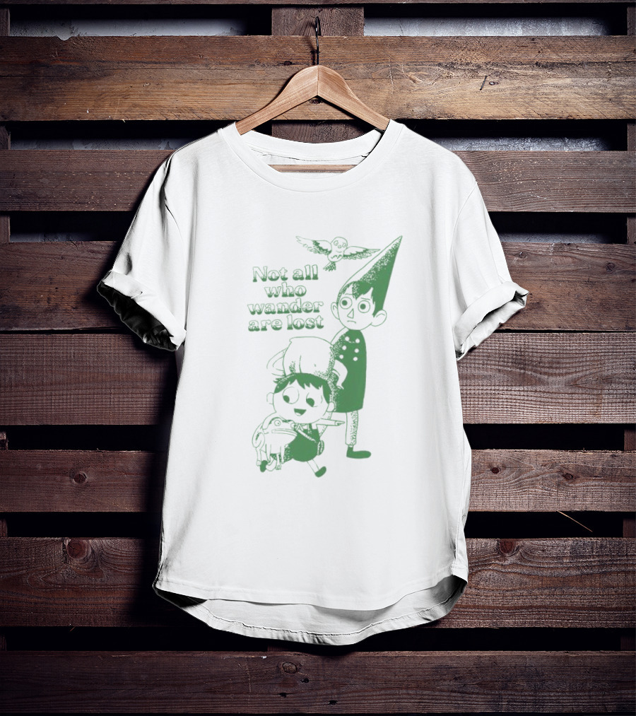 Not All Who Wander Are Lost Over The Garden Wall Characters Frog Bird T-Shirt