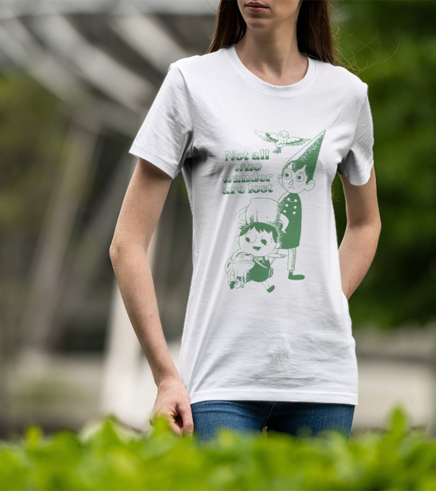 Not All Who Wander Are Lost Over The Garden Wall Characters Frog Bird T-Shirt