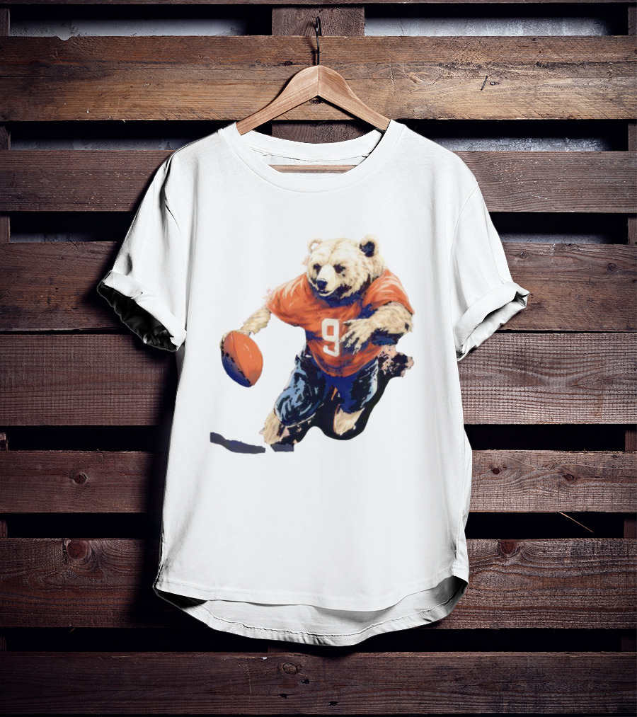 Staley Da Bear Chicago Bears Football Bear Jersey Number 9 T-Shirt