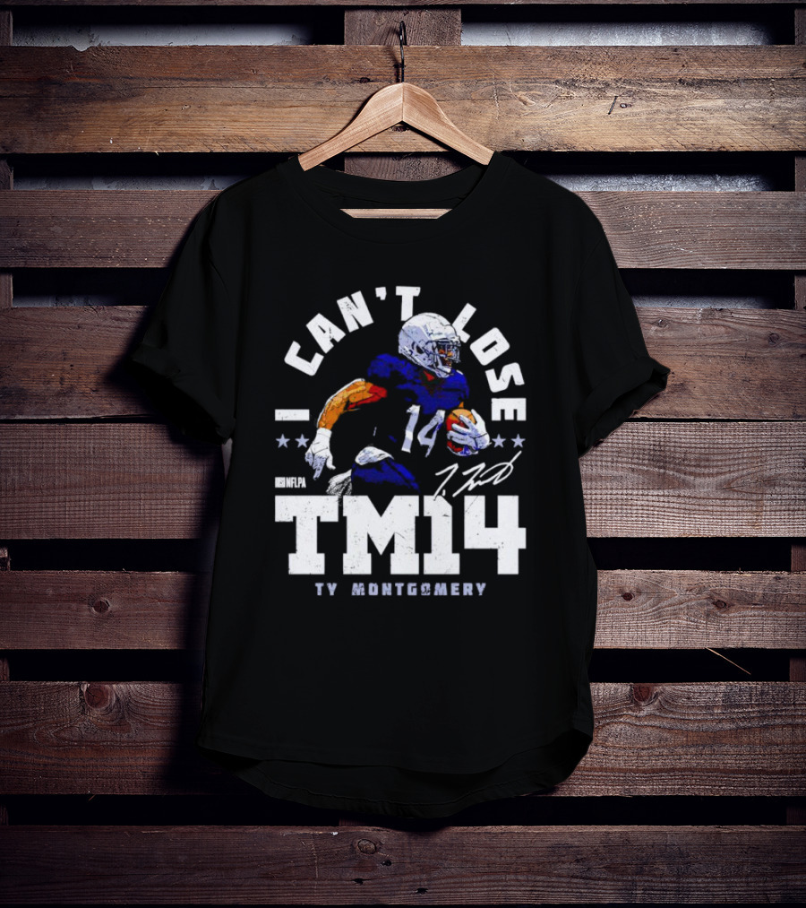 Can't Lose Ty Montgomery TM14 Signature NFLPA T-Shirt
