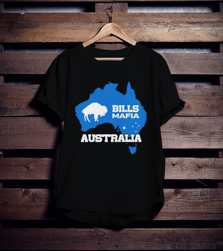 Bills Mafia Australia Buffalo Map T-Shirt