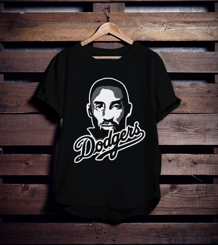 Kobe Bryant Dodgers Face T-Shirt