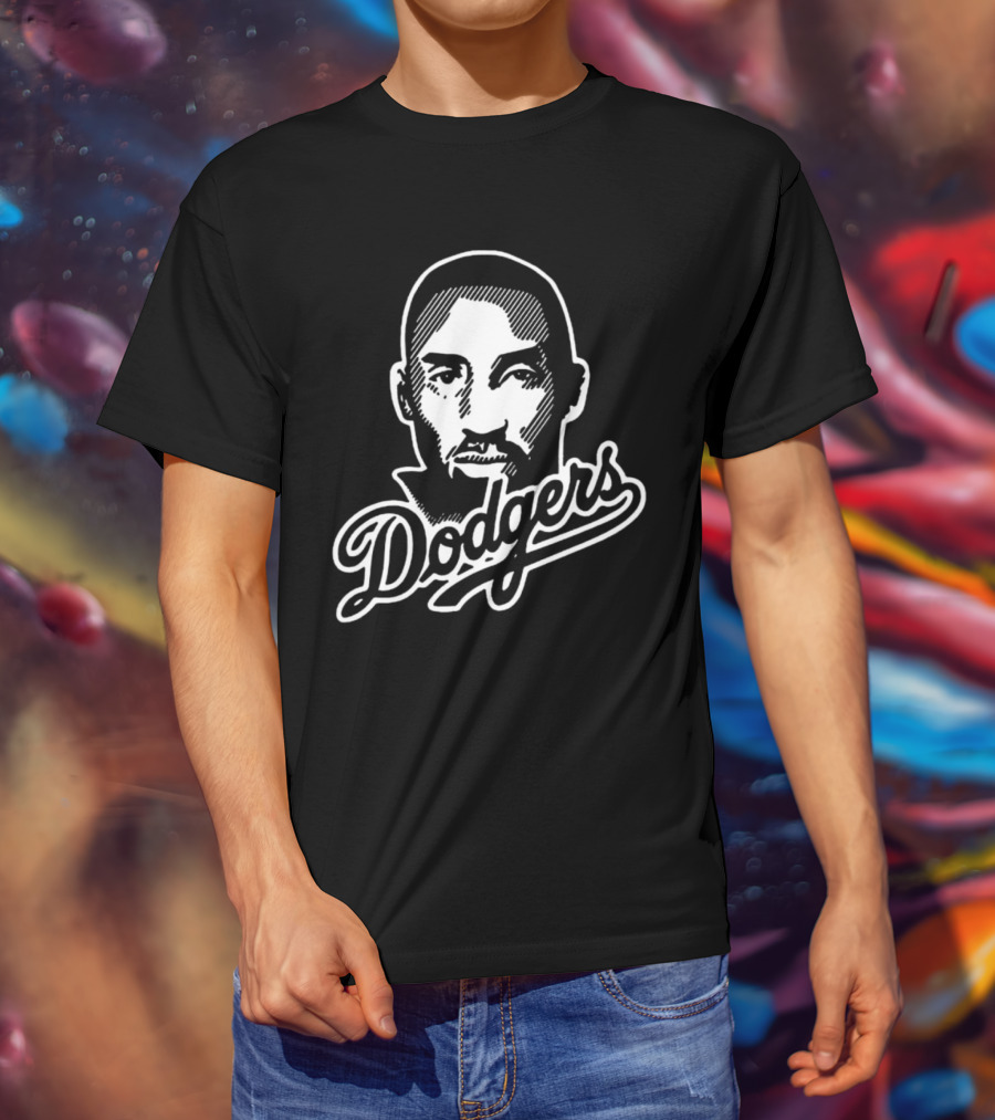 Kobe Bryant Dodgers Face T-Shirt
