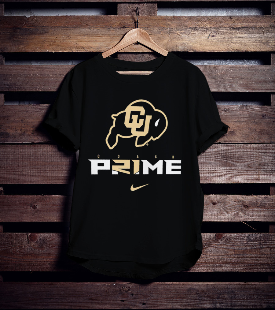 Colorado Buffaloes Coach Prime CU Logo T-Shirt