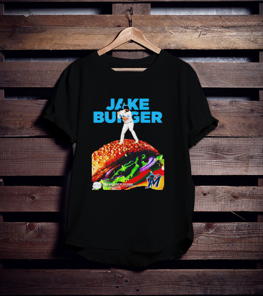 Jake Burger Miami Marlins Out Of This World T-Shirt