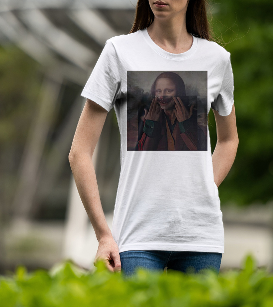 Mona Lisa Joker Crossover Fusion T-Shirt