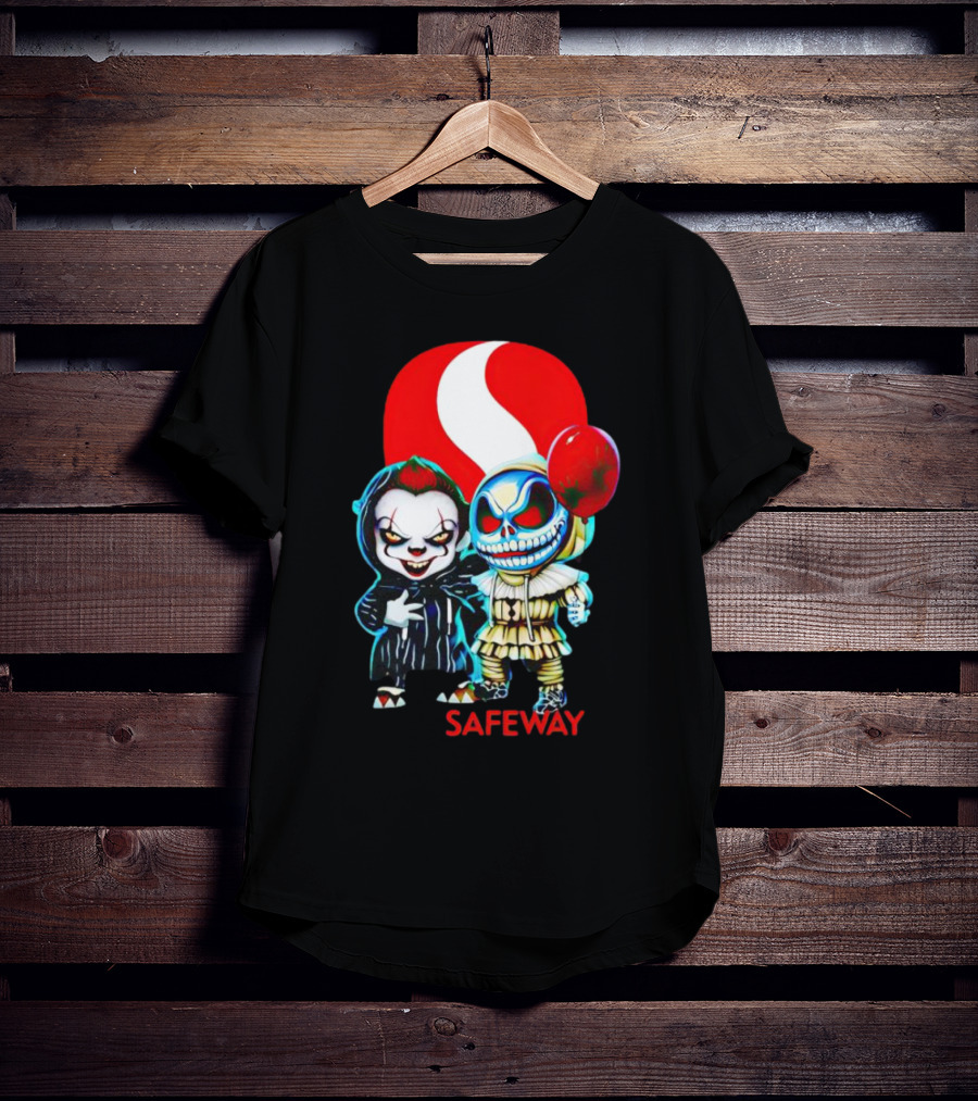Pennywise Jack Skellington Safeway Halloween Combo T-Shirt
