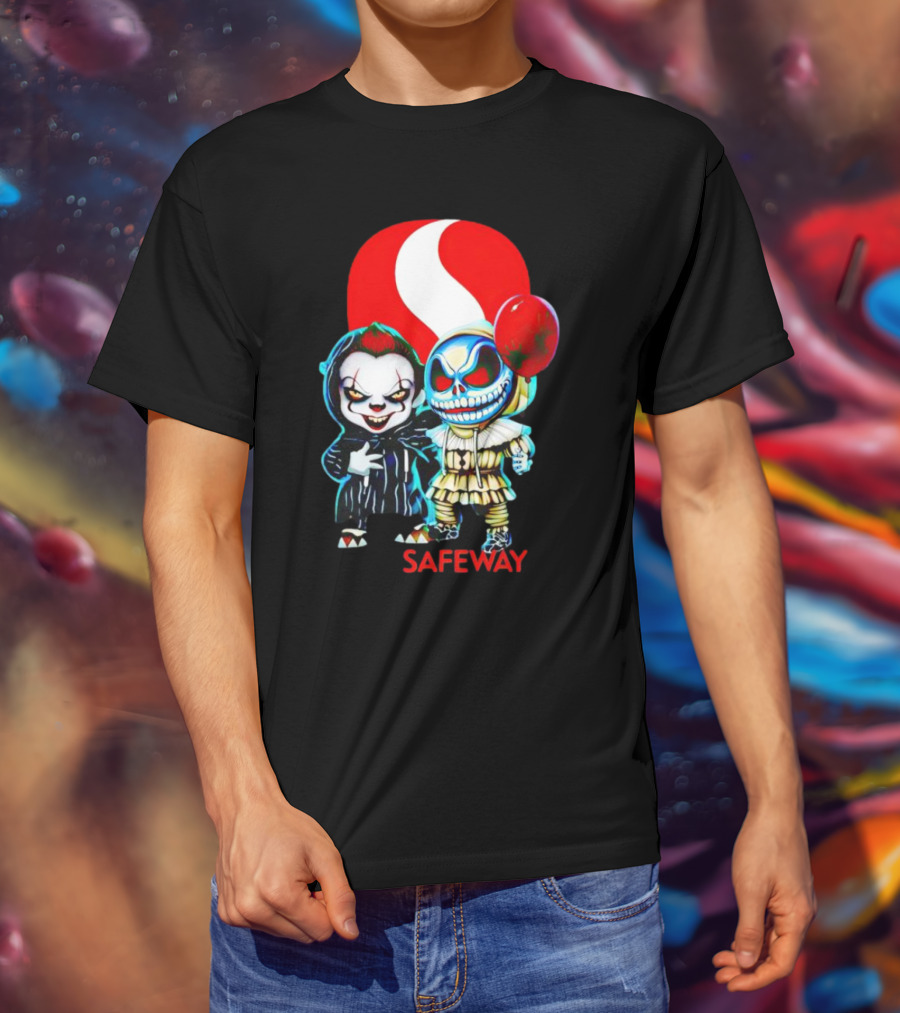 Pennywise Jack Skellington Safeway Halloween Combo T-Shirt