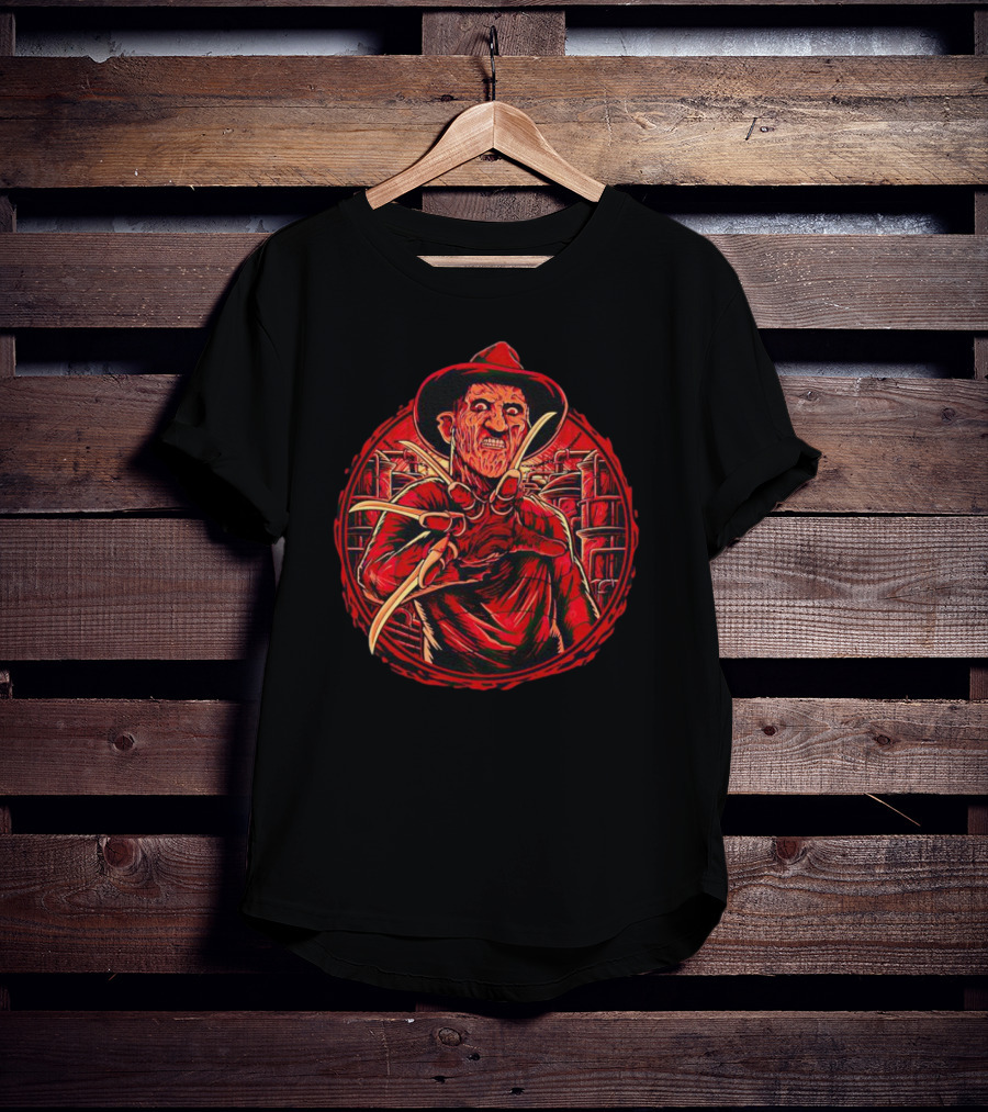 Freddy Krueger Elm Street Horror Iconic Slasher T-Shirt