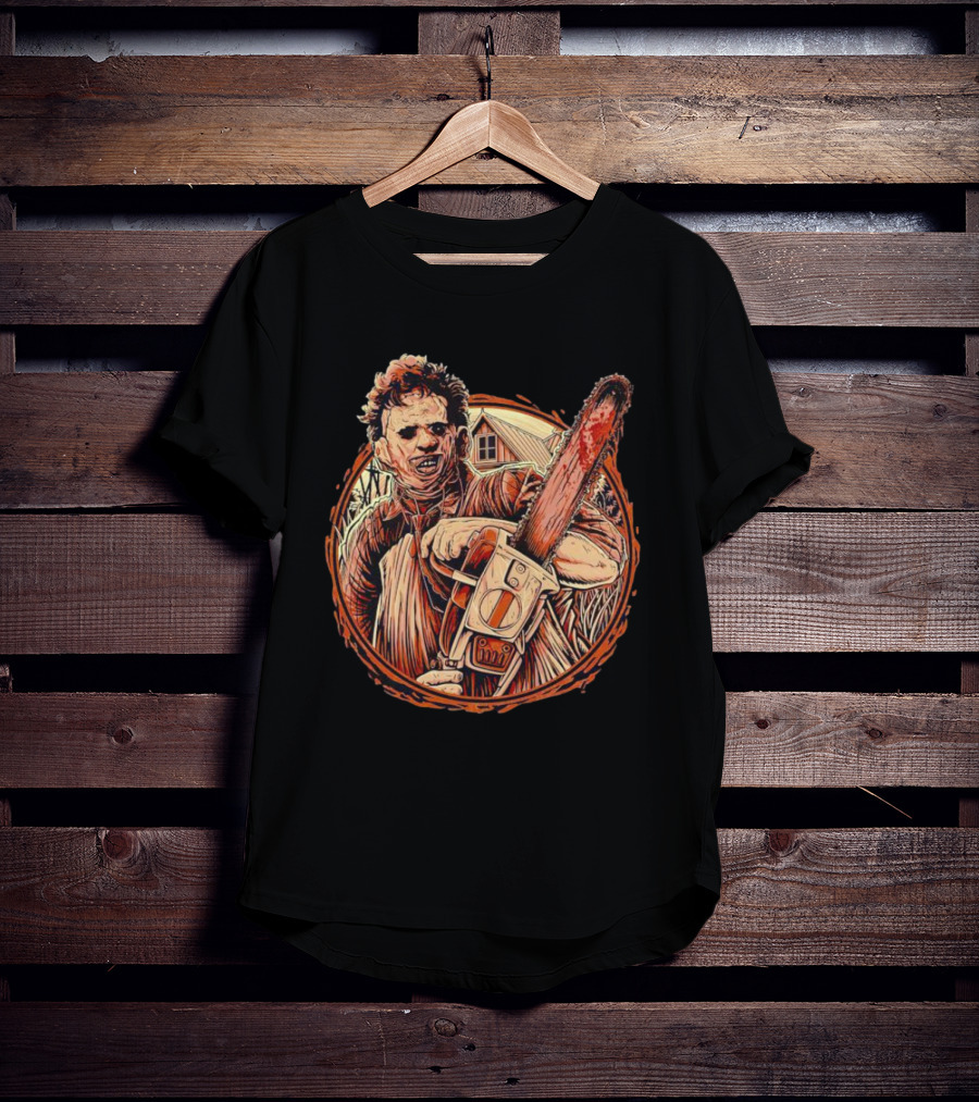 Texas Chainsaw Massacre Leatherface Horror Vintage T-Shirt