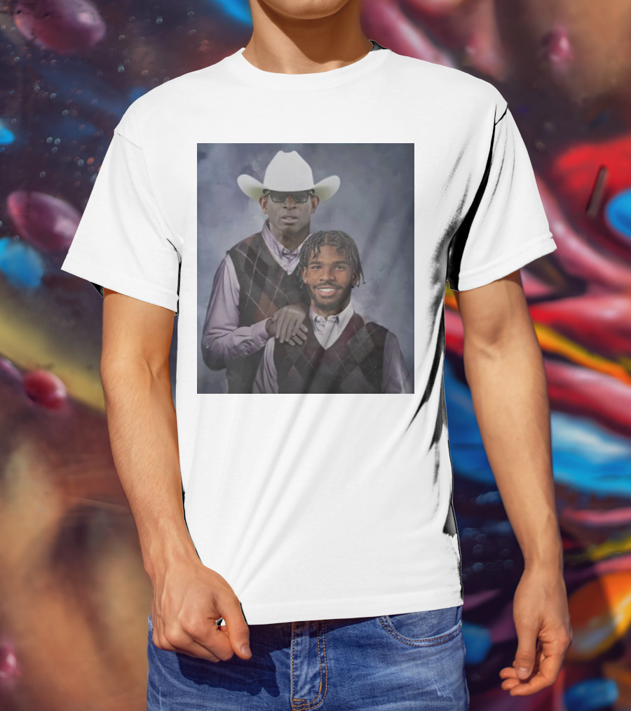 Deion Sanders And Shedeur Sanders Step Brothers Cowpoke T-Shirt