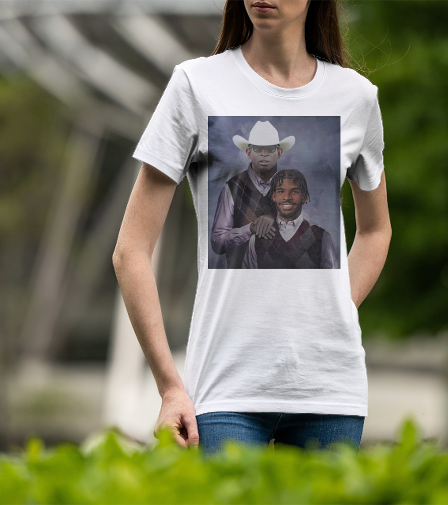 Deion Sanders And Shedeur Sanders Step Brothers Cowpoke T-Shirt