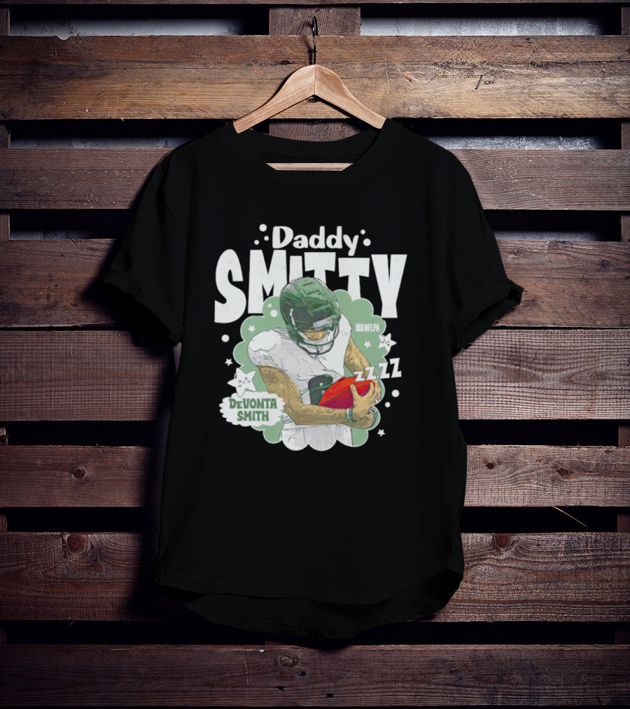 Daddy Smitty Devonta Smith NFLPA Zzzzz Football Star T-Shirt