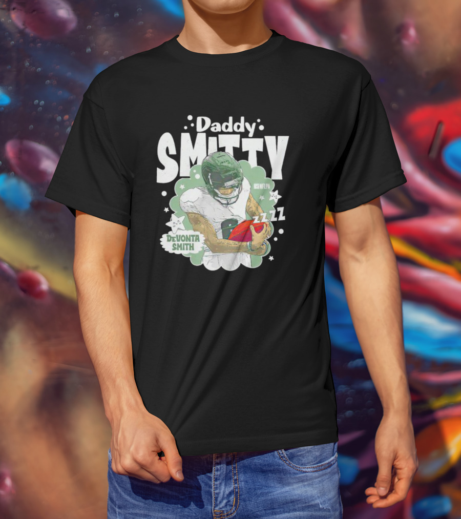 Daddy Smitty Devonta Smith NFLPA Zzzzz Football Star T-Shirt
