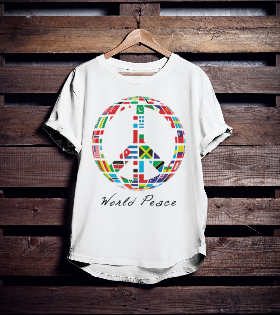 World Peace International Flags Peace T-Shirt