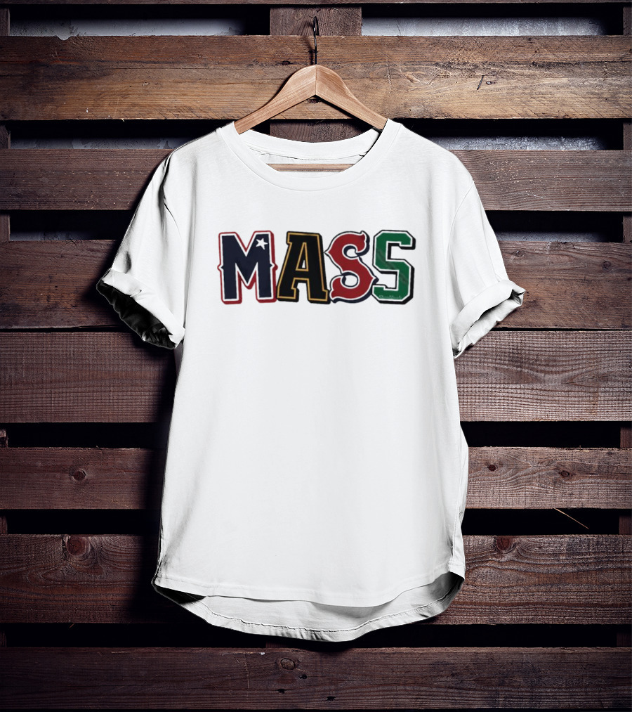 Mass Team Pride Multicolor Lettering T-Shirt