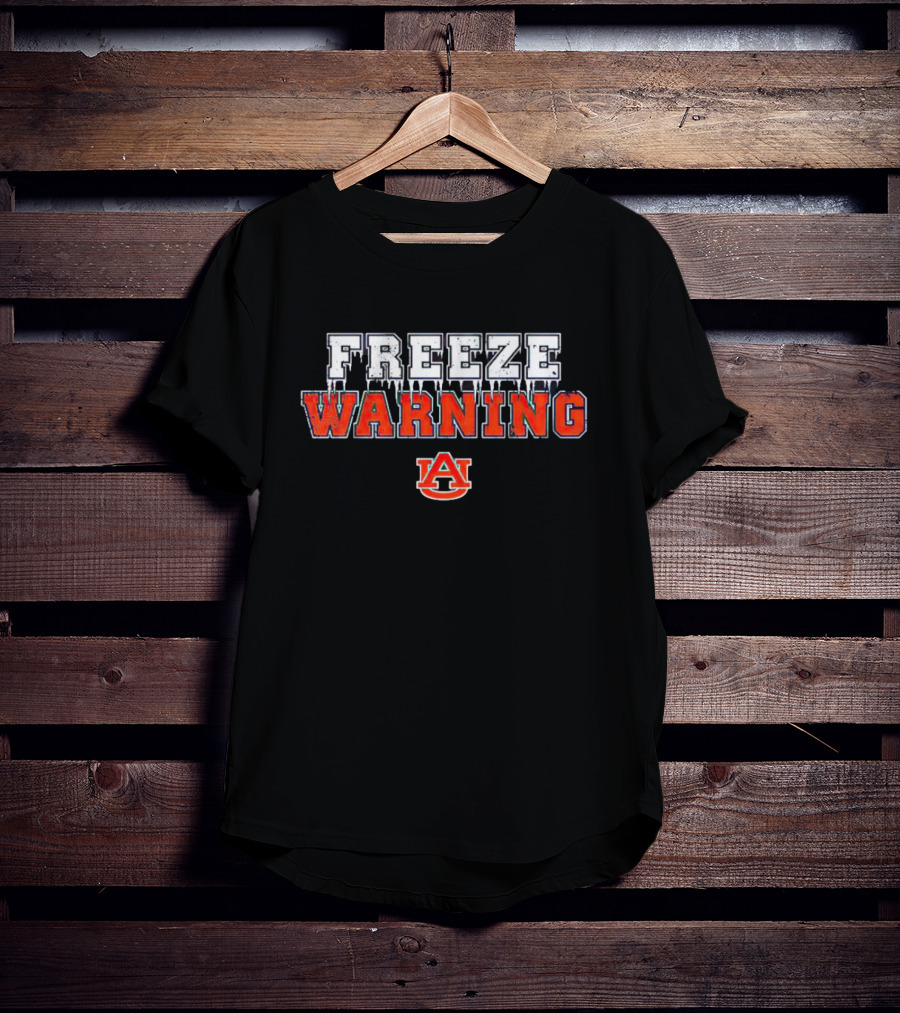 Freeze Warning Auburn Tigers T-Shirt