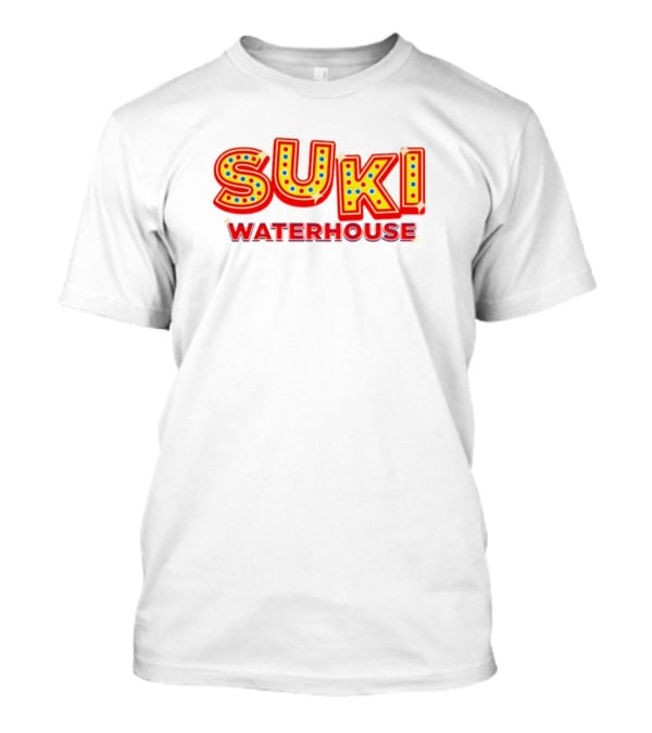 Suki Waterhouse Marquee Lights Bold Red Neon Letters T-Shirt