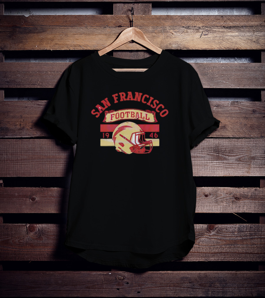 San Francisco Football 1946 Helmet T-Shirt