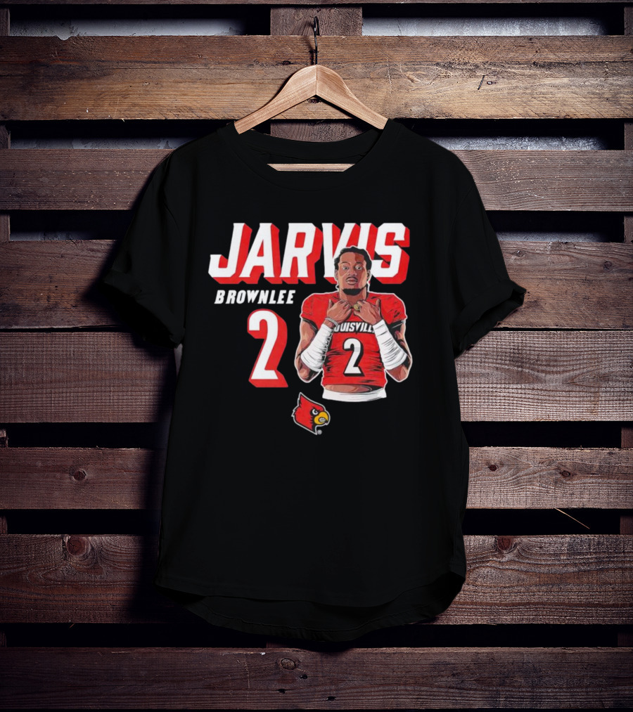 Jarvis Brownlee Louisville Cardinals Number 2 T-Shirt