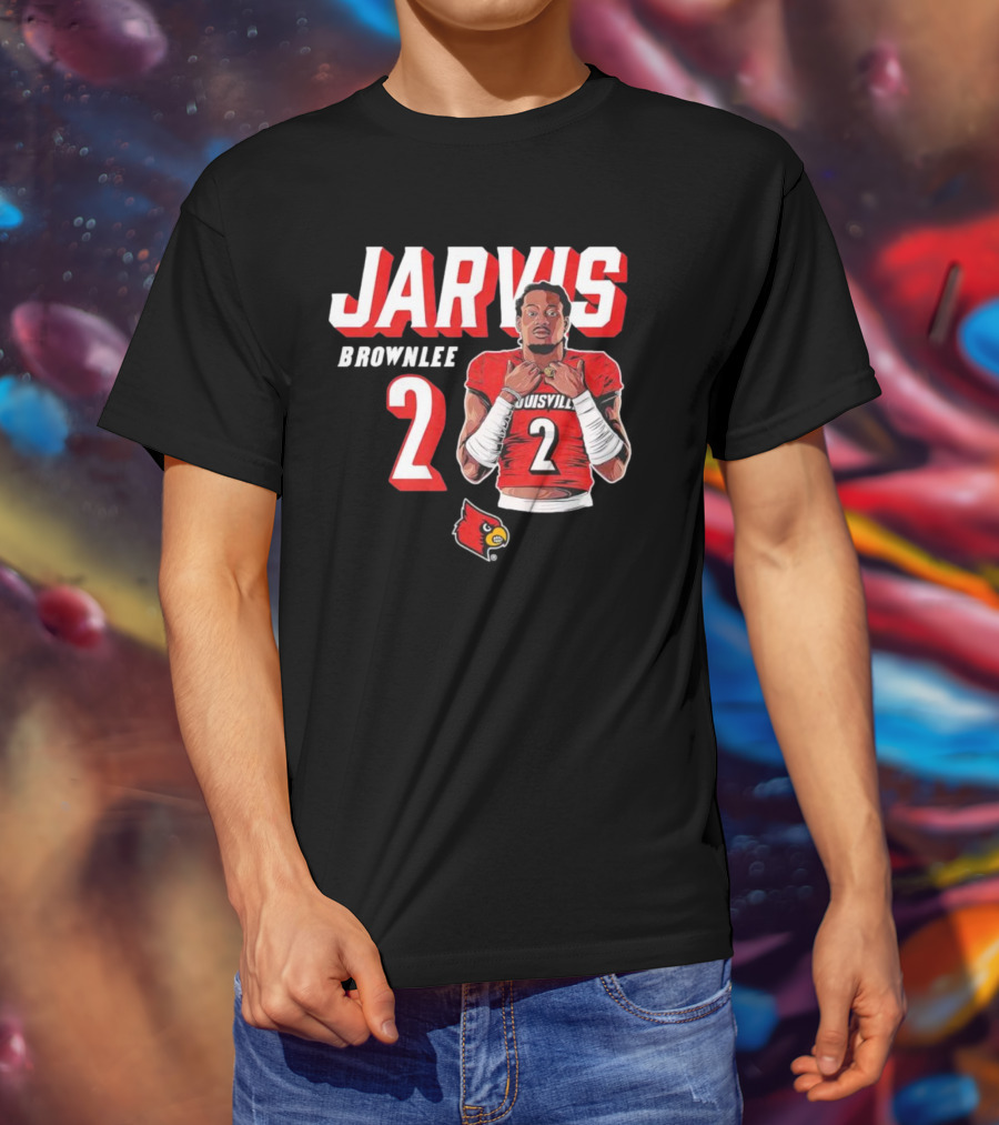 Jarvis Brownlee Louisville Cardinals Number 2 T-Shirt