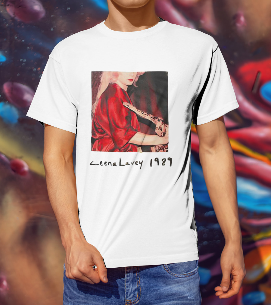 Zeena Lavey 1989 Red Robe Snake T-Shirt
