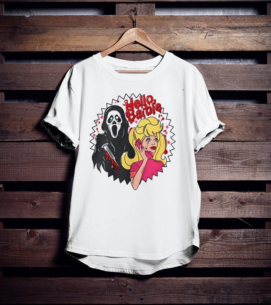 Hello Barbie Ghost Mask Doll T-Shirt