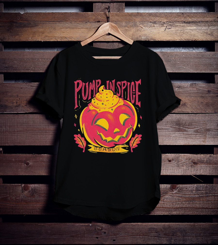 Pumpkin Spice Season Jack-O'-Lantern T-Shirt