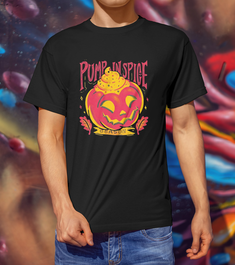 Pumpkin Spice Season Jack-O'-Lantern T-Shirt