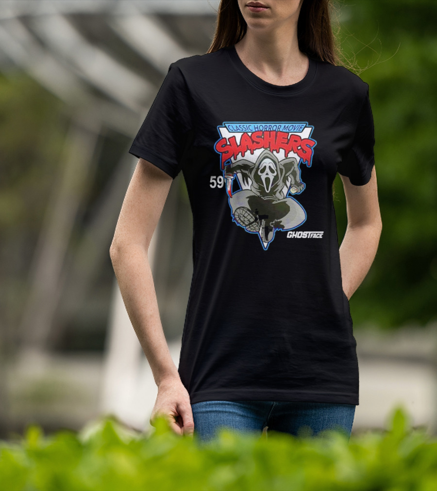 Classic Horror Movie Slashers Ghostface 59 T-Shirt