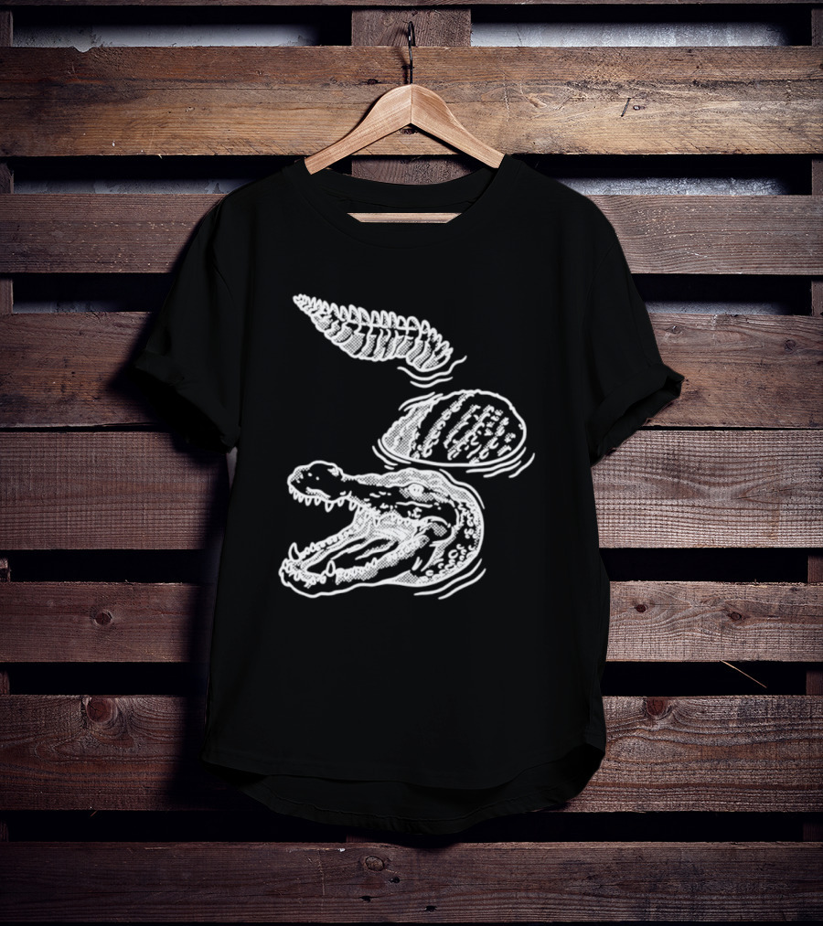 Let's Trip Alligator Spiral Tail T-Shirt