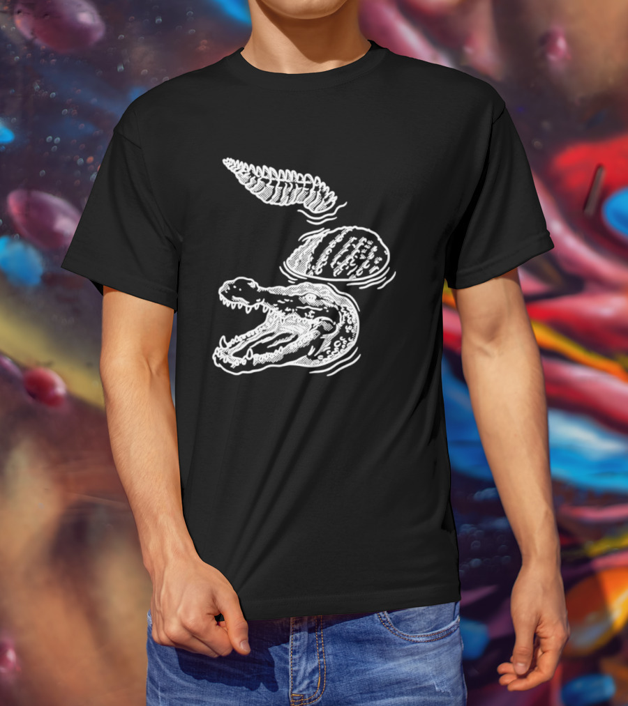 Let's Trip Alligator Spiral Tail T-Shirt