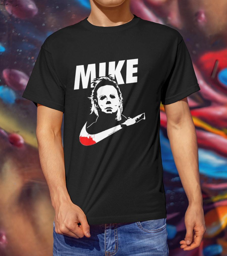 Mike Michael Myers Halloween Knife Swoosh T-Shirt