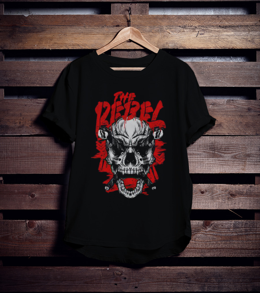 David Finlay The Rebel Skull T-Shirt